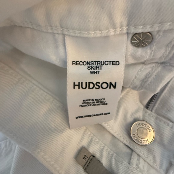 Hudson Jeans White Denim Skirt- size 23- worn once! - Picture 8 of 10